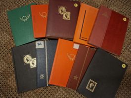 Leer Briefmarken Alben 10Stk