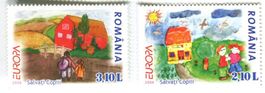 Briefmarken "Kinderzeichnungen". Rumänien