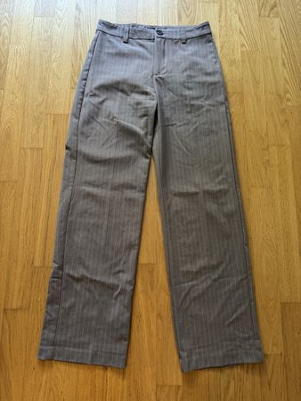 Pull&Bear Stoffhose loose wide fit Beige Dunkelbeige 36 S