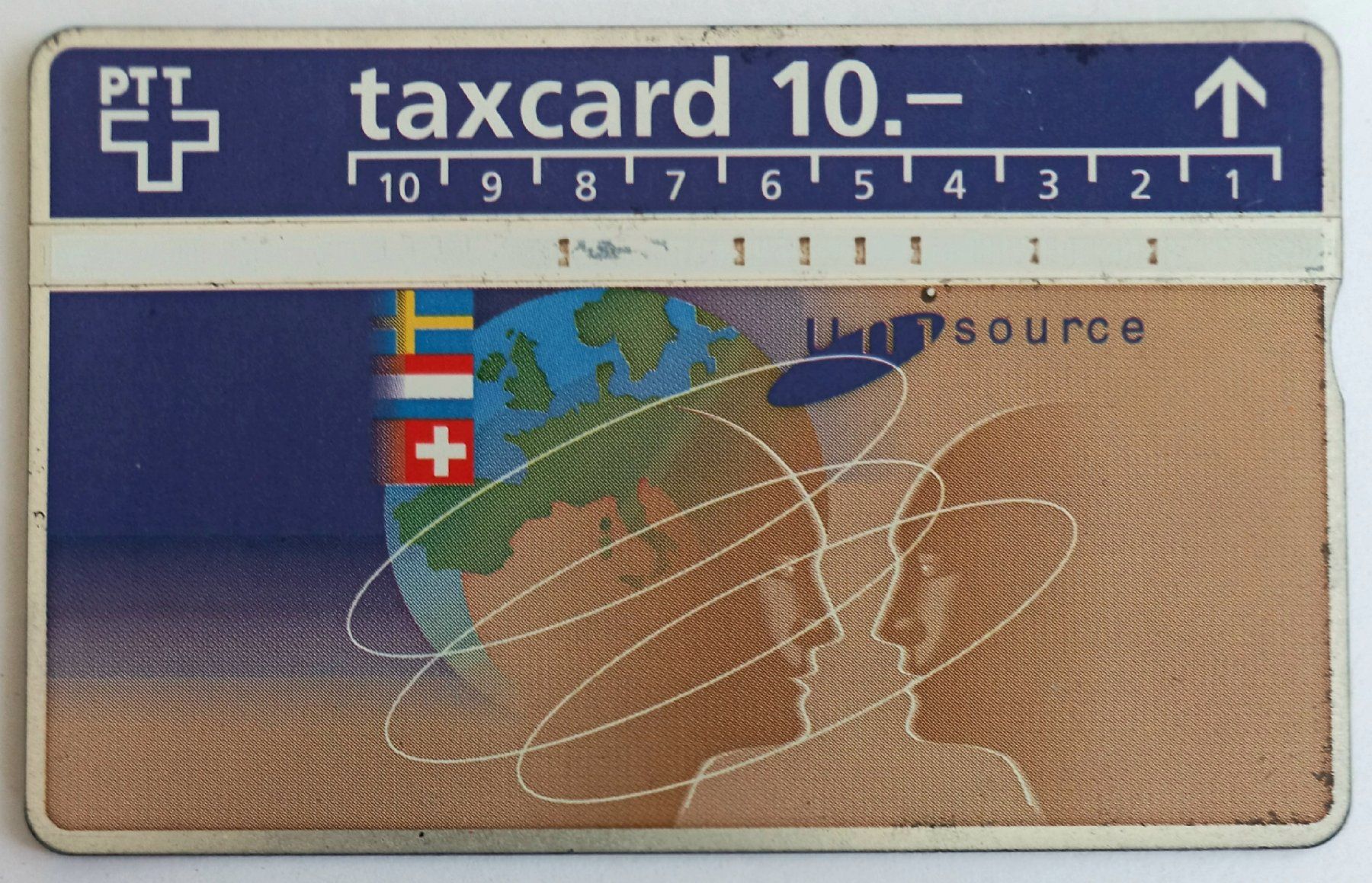 Swisscom Telefon- & Taxkarten: Taxcard zu Briefmarke - CH – Gebraucht aus Niederuzwil von lubimaja