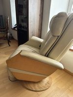 Fauteuil de massage Keyton  cuir beige / écru