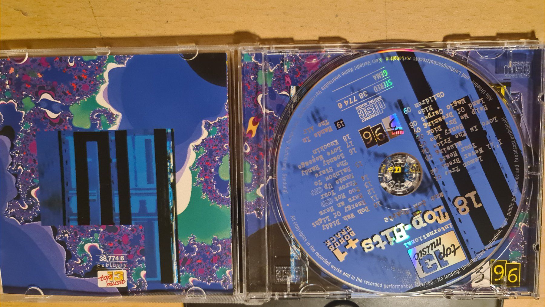 CD: 18 Top Hits – Usato da Dintikon venduto da Vexi 1