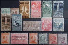 Italien ex. Kat. 88-134 * 1906/20 Kat. 71 Euro