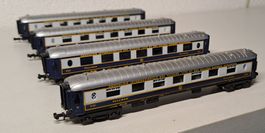 4 x Pullman Personenwagen Express Europeens Spur N Lima
