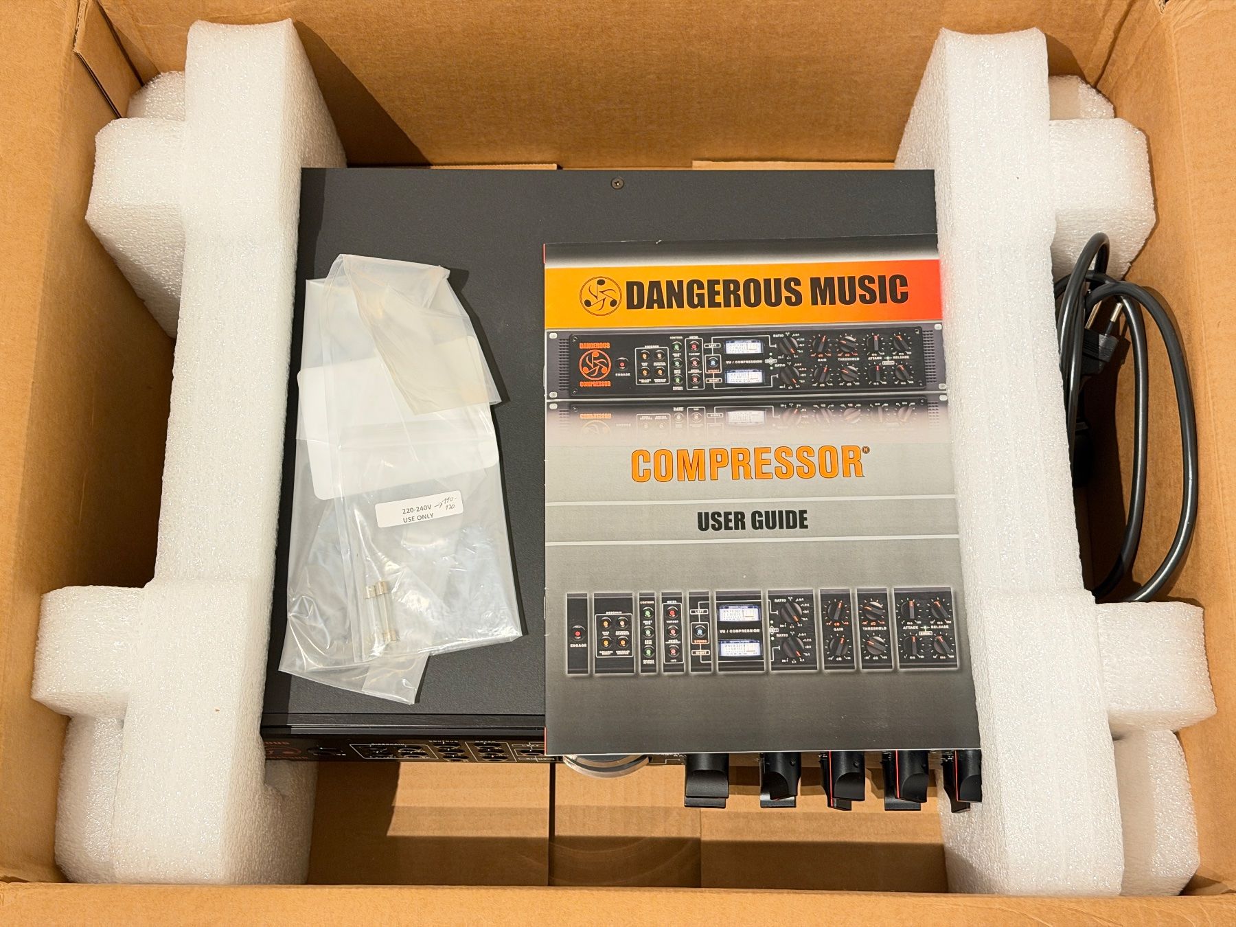 Strumenti musicali: Dangerous Music Compressor (VCA) - OVP – Usato da Zug venduto da ebojfm 4
