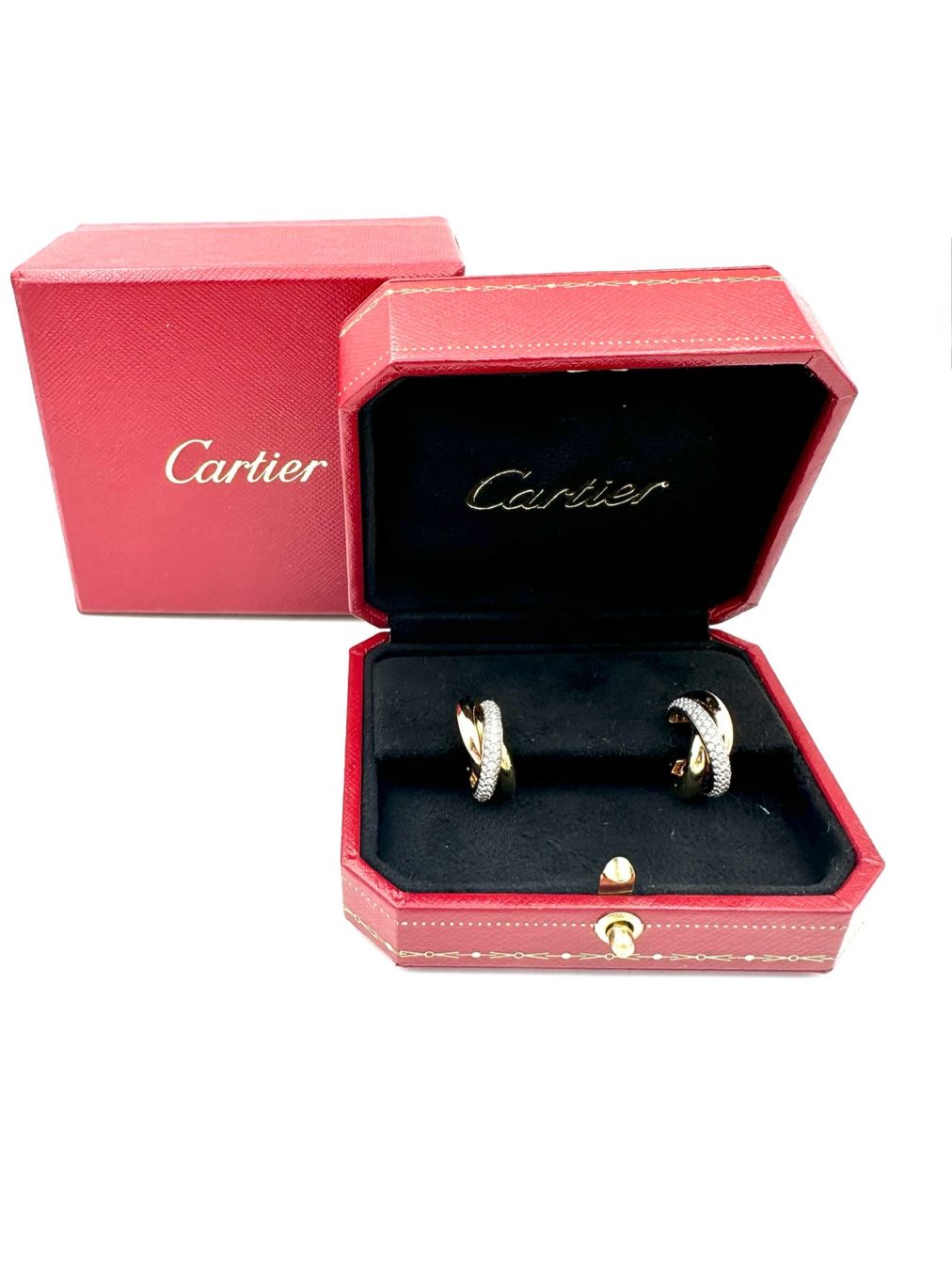 Cartier Ohrringe & -stecker: CARTIER. Collection "Trinity", boucles d'oreilles diamants – Gebraucht aus Renens VD von Diademe.sarl 6