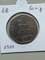 GB - 50 new pence - 1969