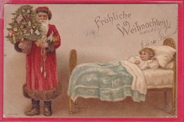 PRÄGEKARTE, FRÖHLICHE WEIHNACHTEN, 23.12.1901 (SAMICHLAUS)