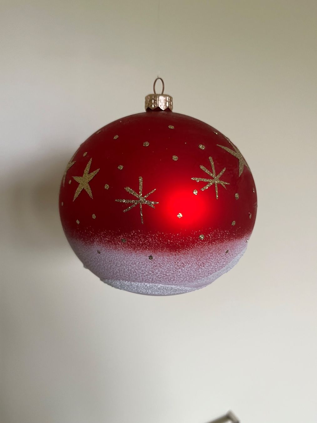Tutte le decorazioni: Weihnachtskugel in rot, 11cm – Nuovo (secondo la descrizione) da Baar venduto da Aatina 3