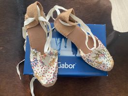 Plateau Sandalen von Gabor, Gr. 41 NEU