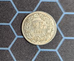 1/2 Franc 1894