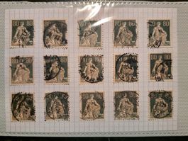 Anciens timbres 1917 Suisse - Zumstein 141
