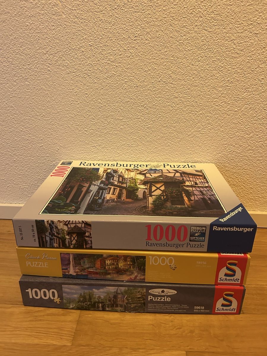 Puzzles: Puzzle-Set mit 3 Puzzles – D'occasion à Embrach par lea_777m