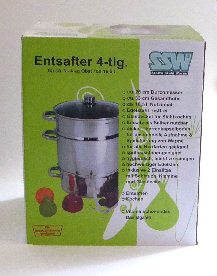 Elettrodomestici da cucina: Dampf-Entsafter 4-tlg. – Usato da Mauren venduto da Yeelen 2