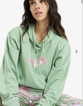 Hoodie ROXY grün Gr. S