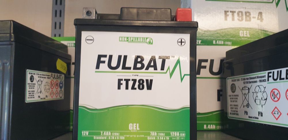 Batteria Moto FULBAT GEL FTZ8V / YTZ8V 12V 7,4AH 120A - Senza Manutenzione - Foto 3
