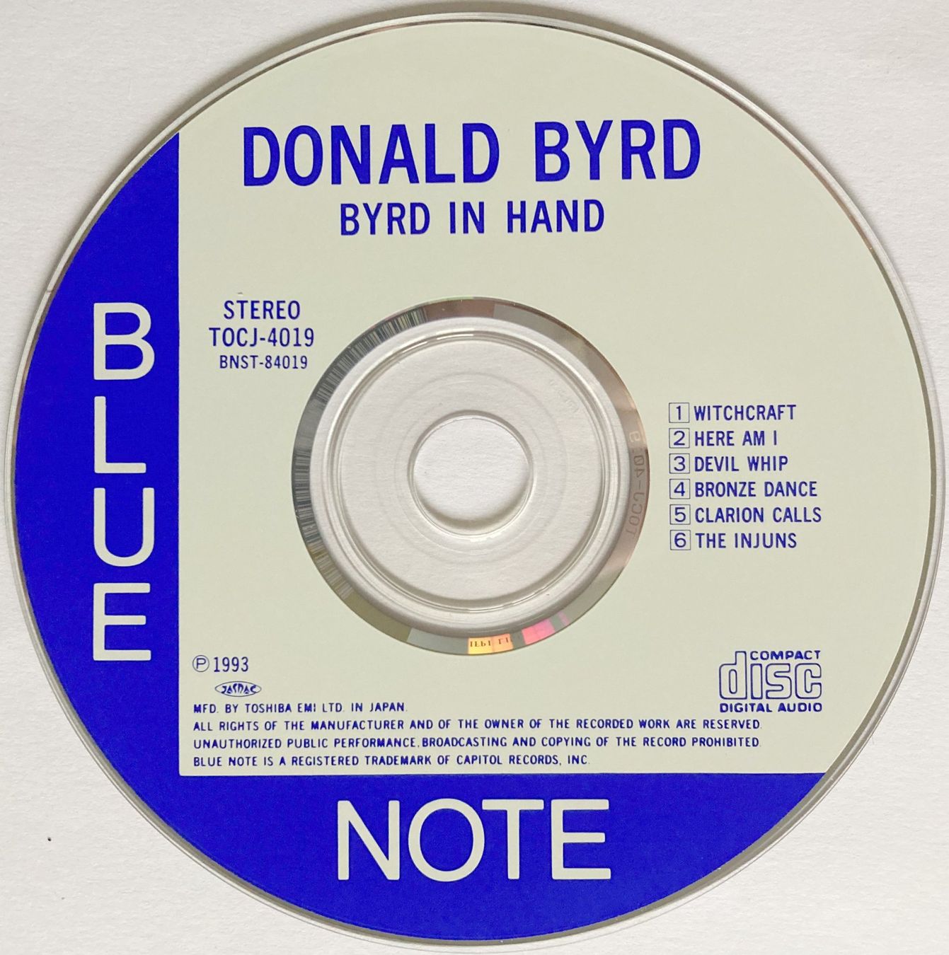 CDs: DONALD BYRD - BYRD IN HAND – Gebraucht aus Bottens von hotter-than-hell 2
