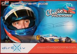 Clivio Piccione Formel 3 Autogramm signiert Foto 15x21cm