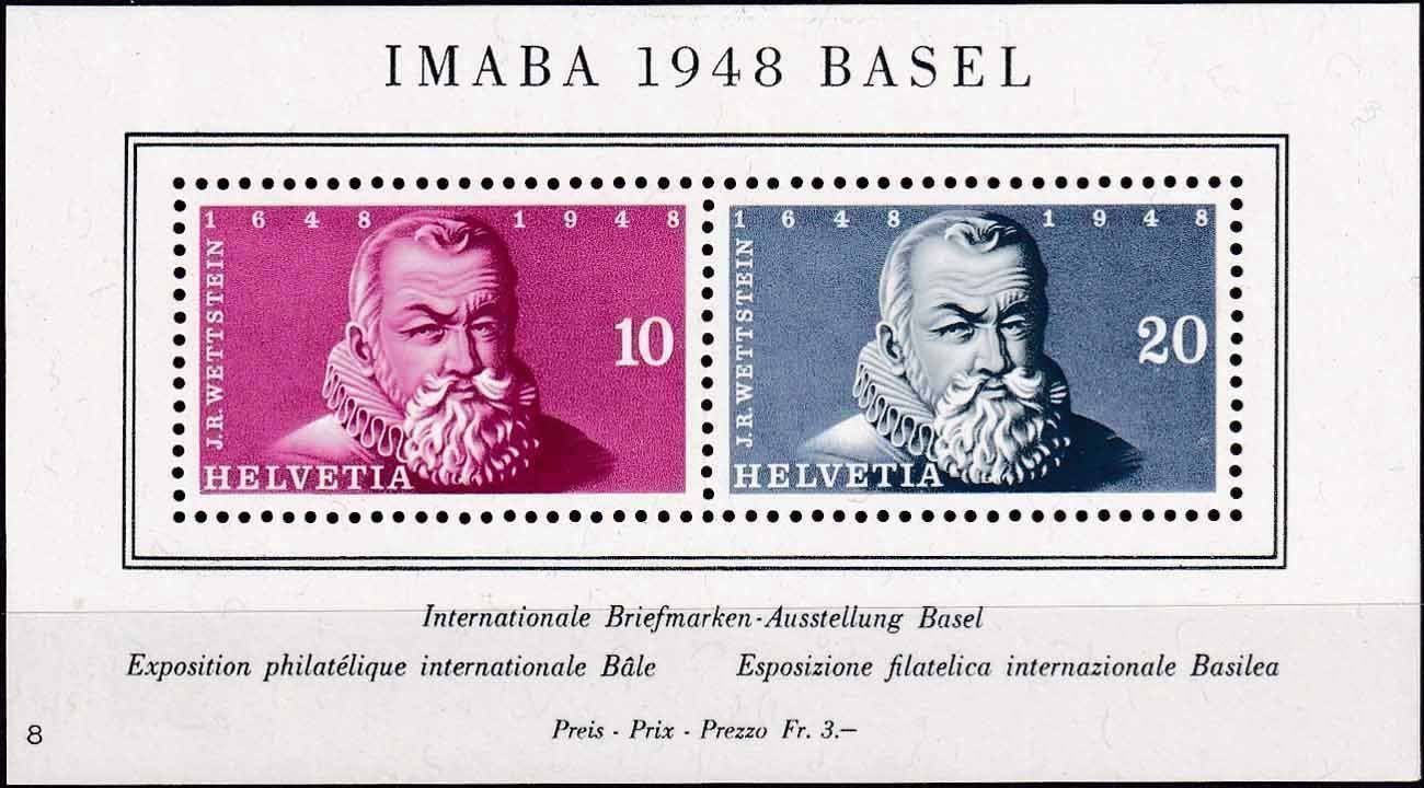 Tutti i francobolli: 1948, IMABA-Block Nr. W31, postfrisch** und fehlerfrei. – Nuovo (secondo la descrizione) da Aesch BL venduto da toffifee09