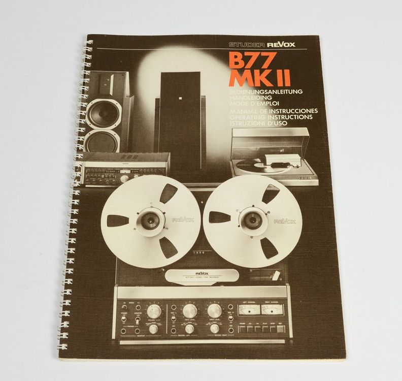 REVOX B77 MKII STUDER CARTE 2 PISTE 1177.22211