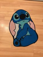 Kinderteppich Stitch Disney Motiv blauer Charakter Deko Kids