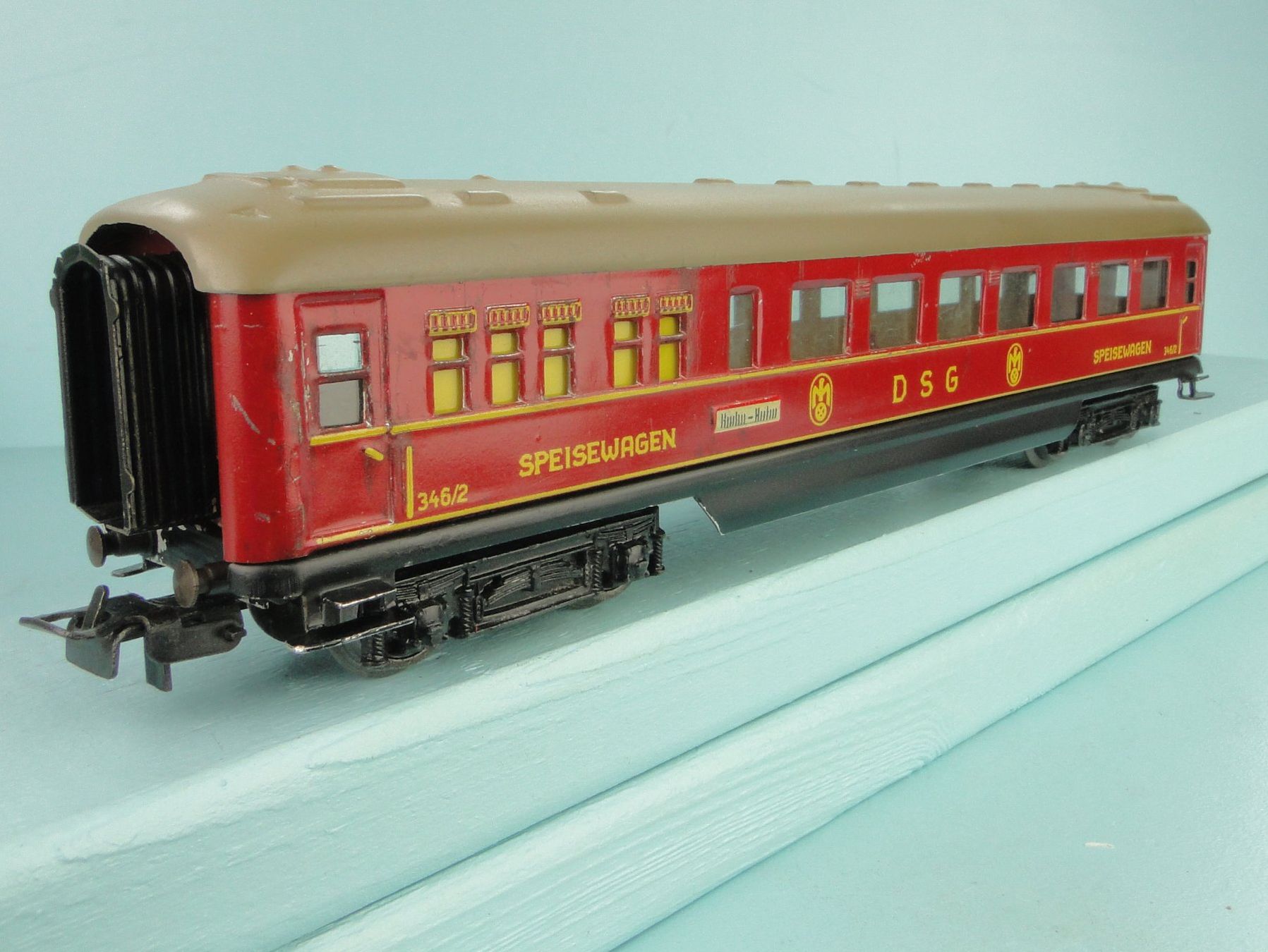 Märklin Modellini di ferrovie: Märklin 346/2 Speisewagen – Usato da Bülach venduto da cann11