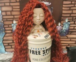 Curly Hair Merida Ginger