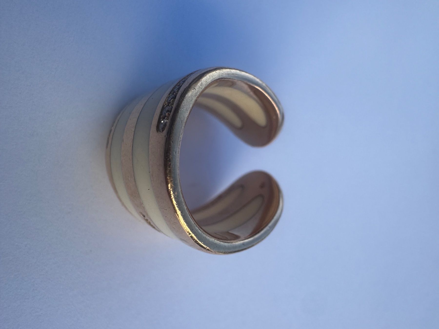 Anelli: 18k Goldring mit Steinen – Usato da Zürich venduto da Reutener01 3