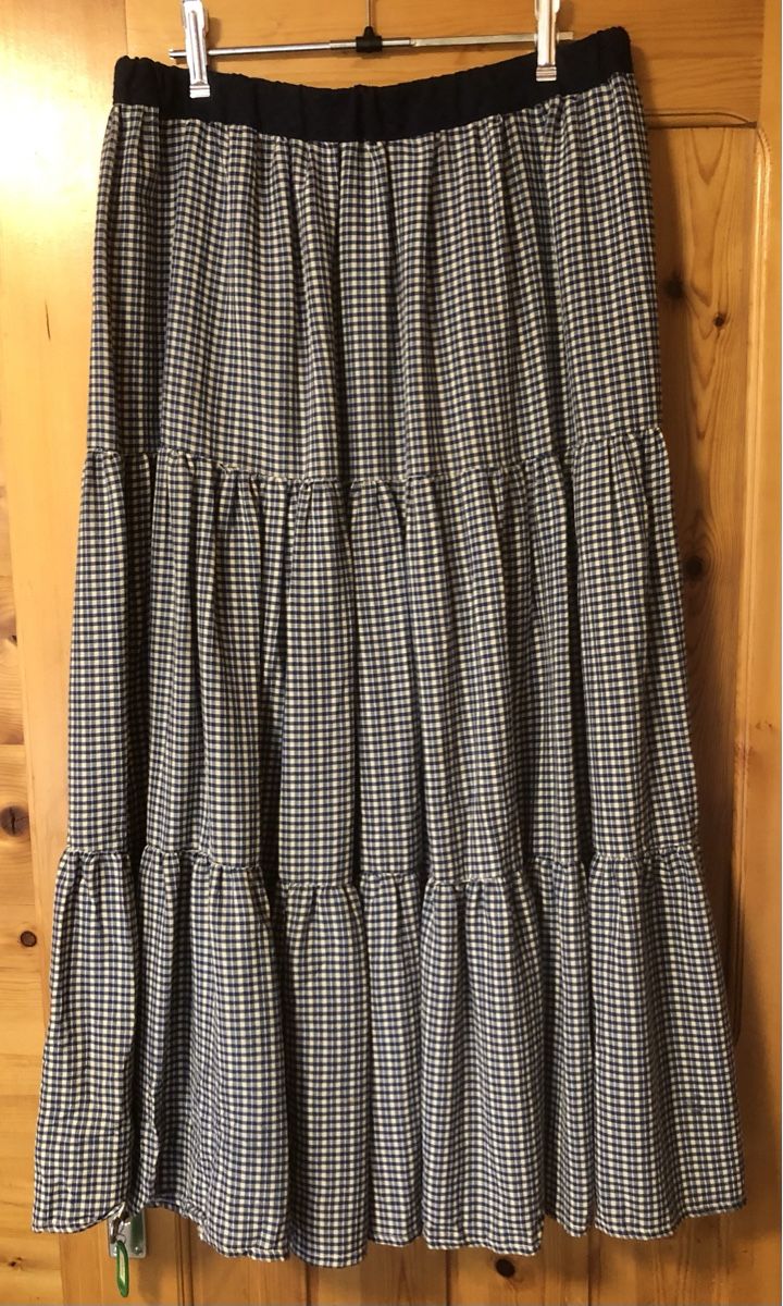 Jupes: ROCK, blau/beige, Gr.40 – D'occasion à Mühlebach (Goms) par chr_q6d8