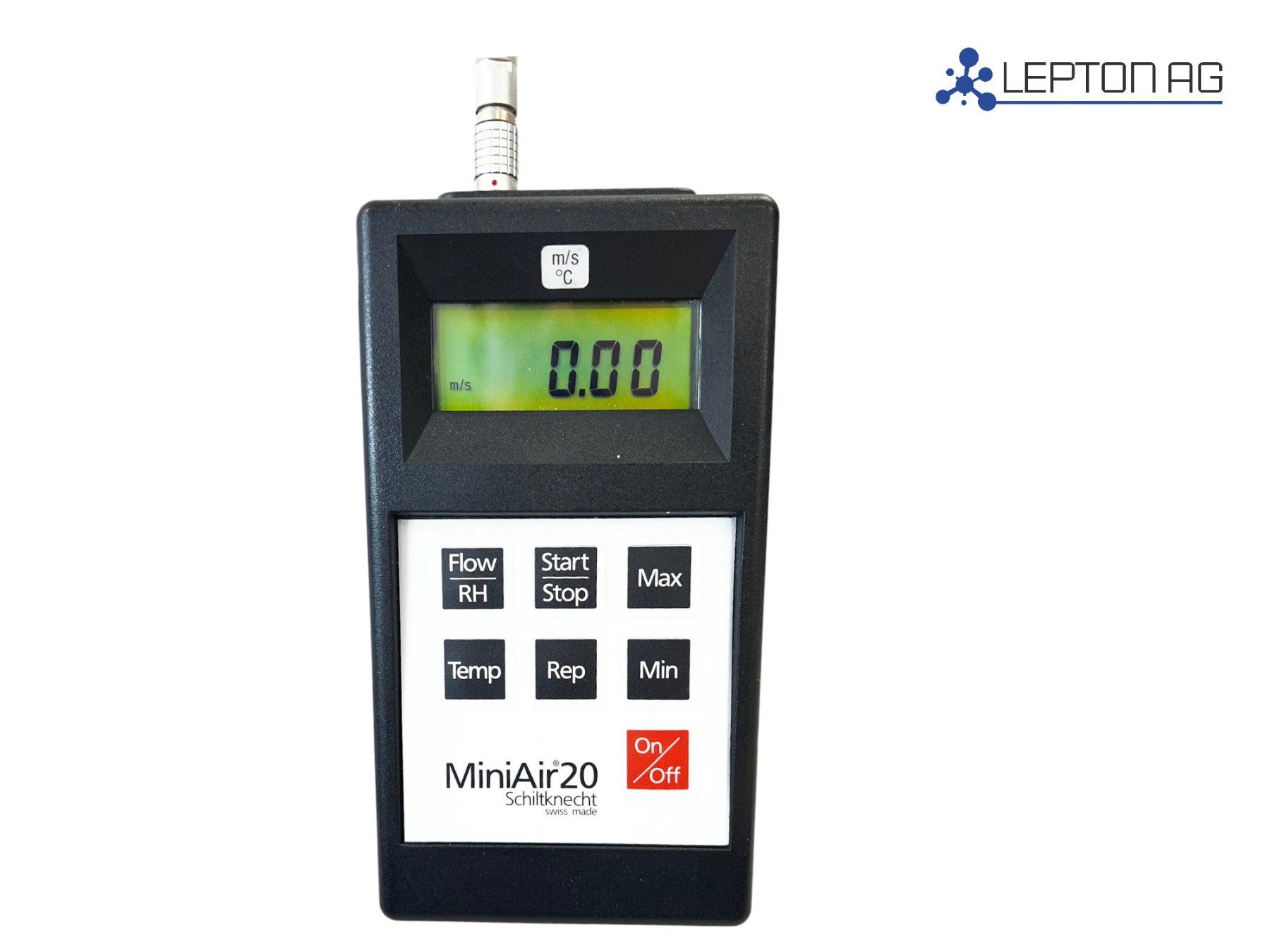 Accessori da laboratorio: Schiltknecht MiniAir20 Anemometer Handmessgerät – Usato da Niederdorf venduto da LeptonAG_Labor 2