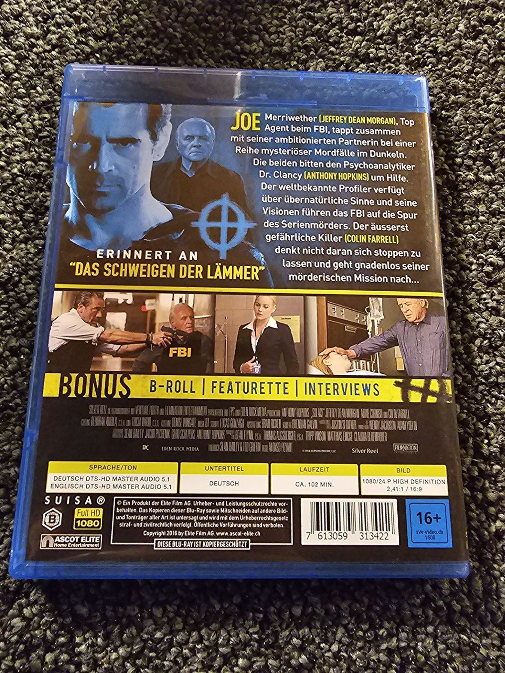 Tutti i DVDs: Blu-ray Die Vorsehung - Solace – Usato da Ruswil venduto da jan_bxl5 1