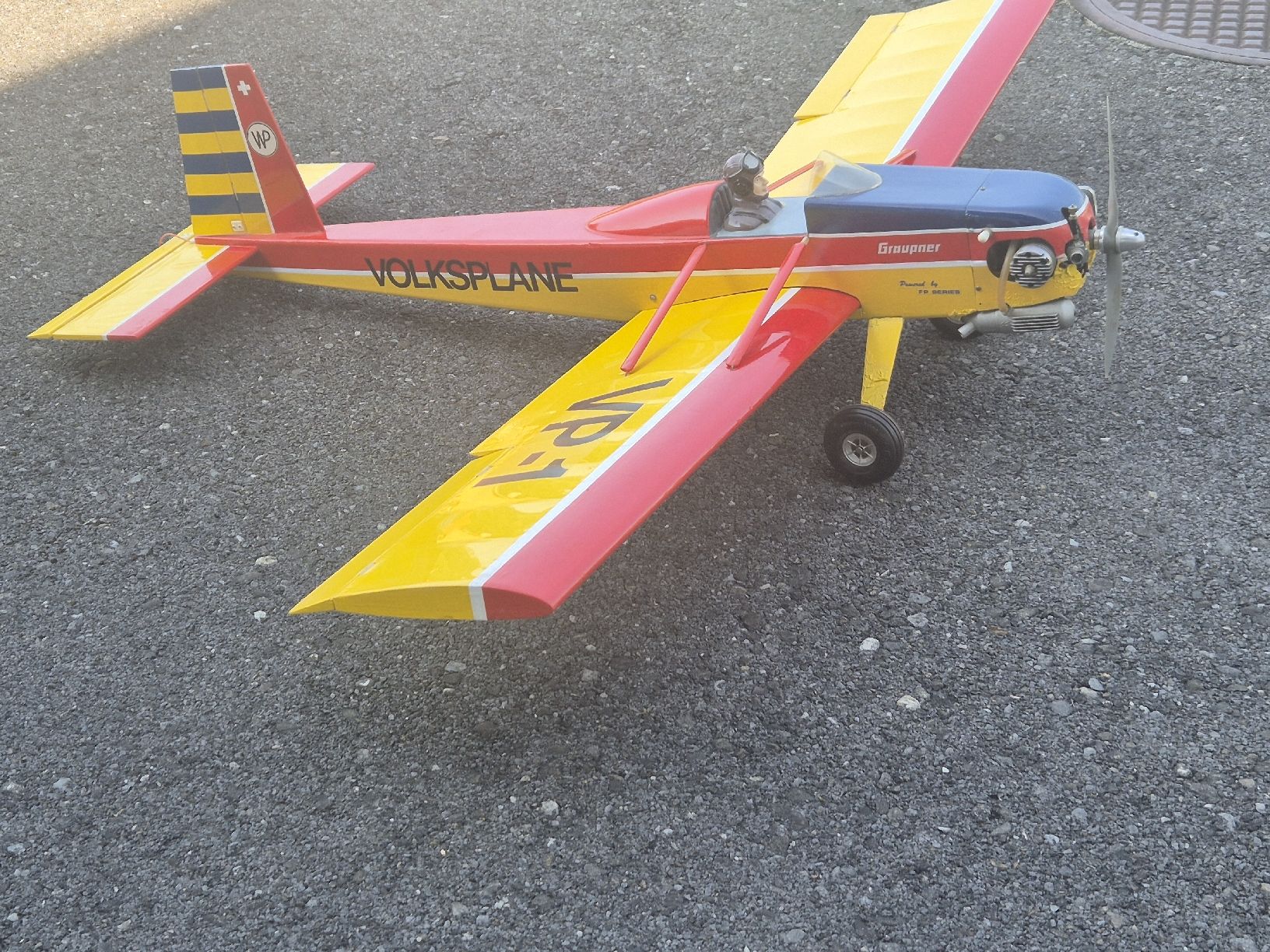 Modellismo RC: Graupner Volksplane  – Usato da Wattenwil venduto da hps_z6w9 1