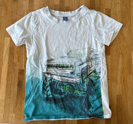 T-Shirt - DOPADOPA weiss Monstertruck Boys Gr. 128