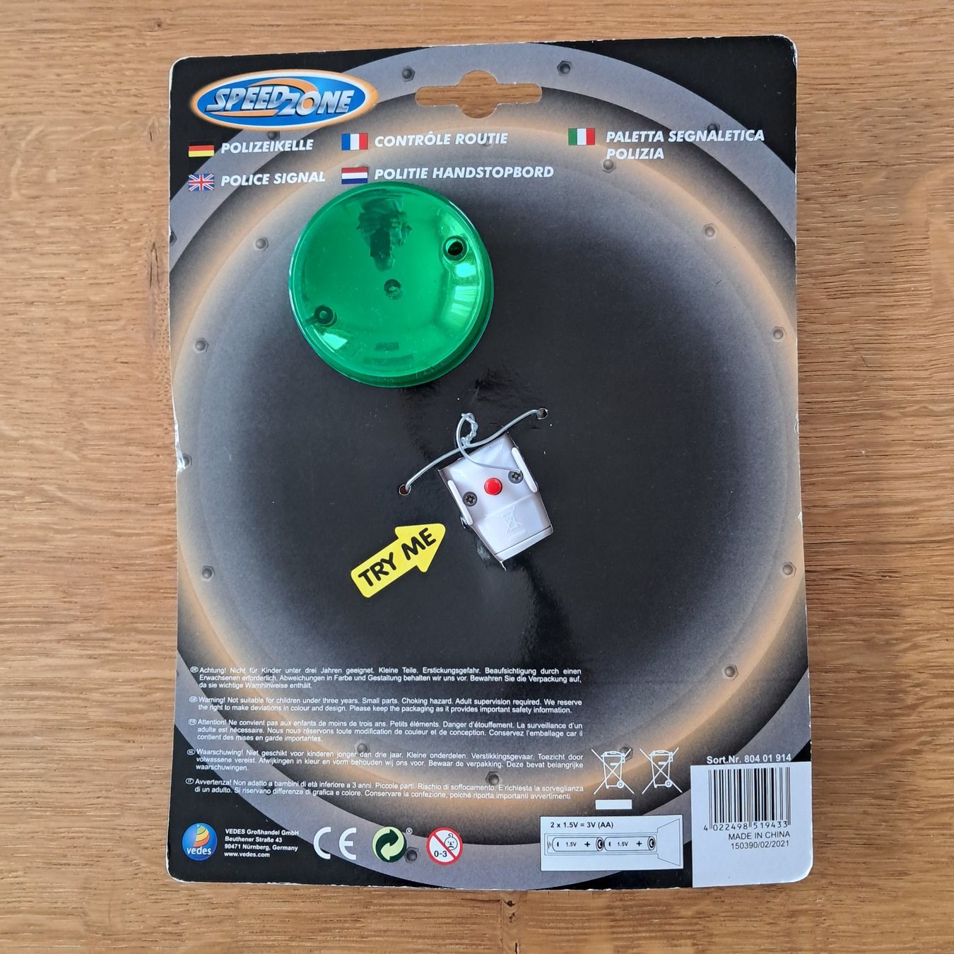 Spielzeuge: Polizeikelle mit Lichtfunktion, neu – Neu und originalverpackt aus Meilen von Vaurien15 1