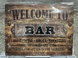 Welcome bar