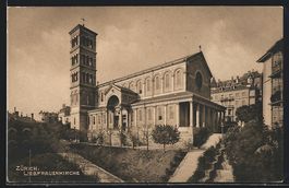 AK Zürich, Liebfrauenkirche, 1909