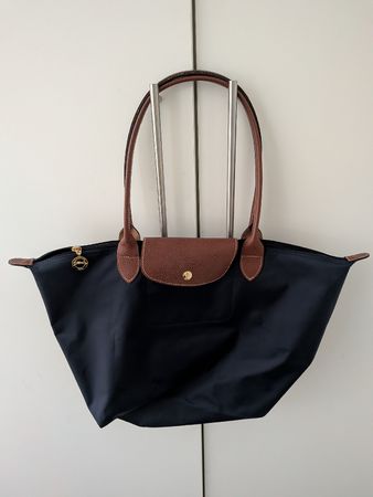 Longchamp Le pliage dunkelblau / Grösse L