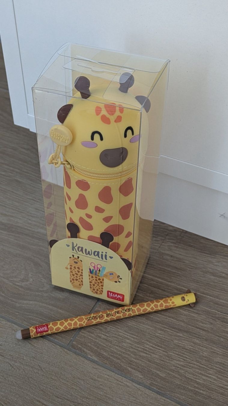 Legami Stifte & Marker: OVP - Legami Set - Giraffe Etui / Federmäppchen & Stift – Neu und originalverpackt aus Staufen von Fleby84