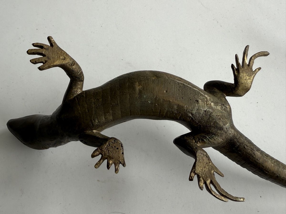 Statuette: Bronze Eidechse 20cm Wiener Bronze – Usato da Zürich venduto da Geniuss 7