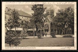 Oldenburg, Strasse am Julius Mosen-Platz
