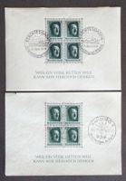 DEUTSCHES REICH 1937: 2 Blocks, Geburtstag des Schlächters O
