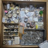 lot de pièces pour mouvements d'horlogerie ancien