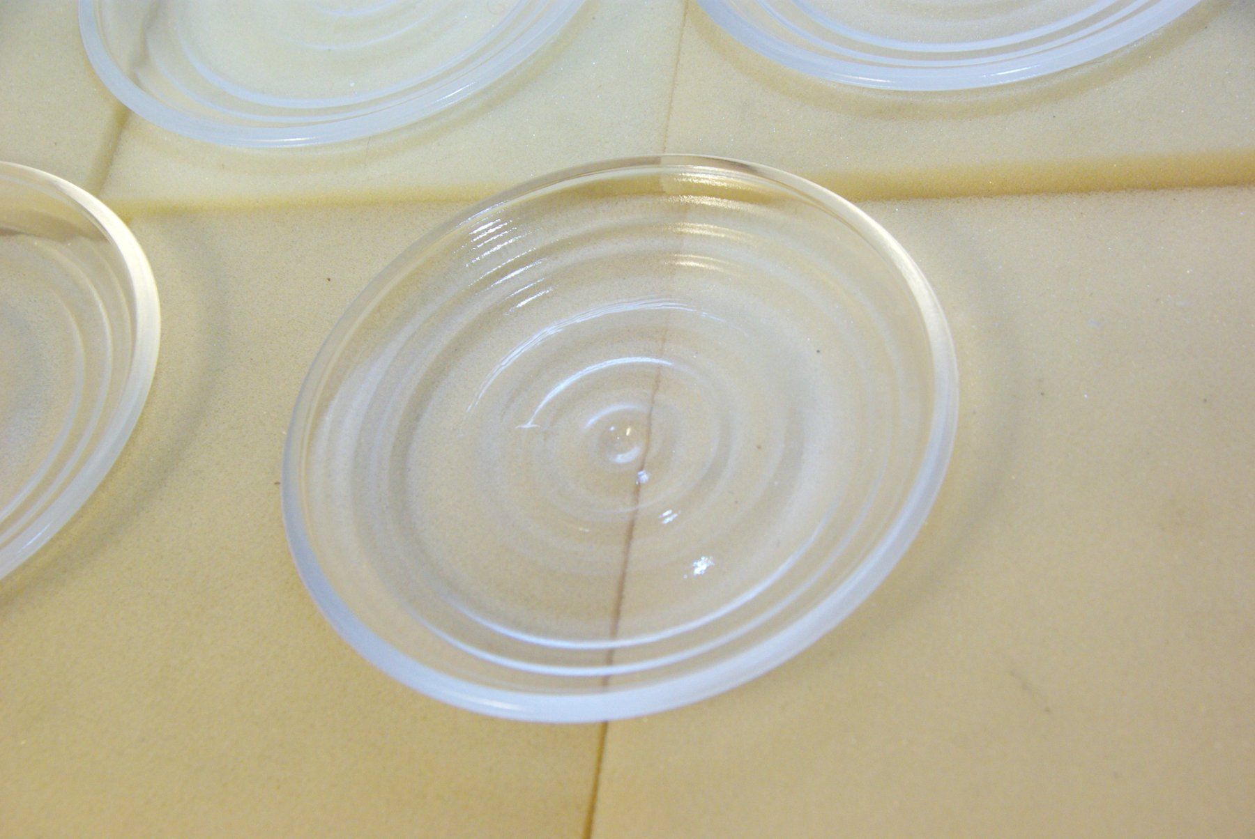 Piatti: 4x Dessert Teller klein, 150mm, transparent – Usato da Herisau venduto da Cevianer1844 2