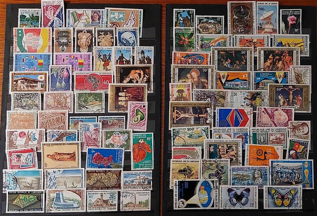 Tutti i francobolli: Cameroun 440 timbres oblitérés – Usato da Saillon venduto da picav 3
