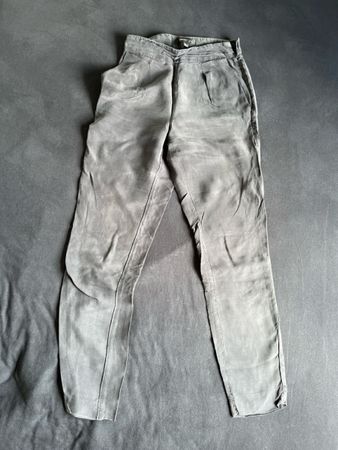 Hose Damen Mango Suit Grau-Schwarz Grösse 34 guter Zustand