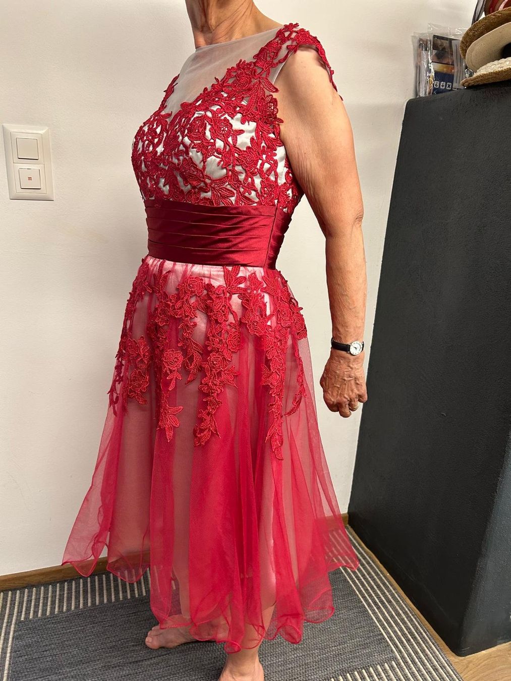 Vestiti: Festkleid rot Marke IZILADY – Usato da Tavanasa venduto da martinm7228 3