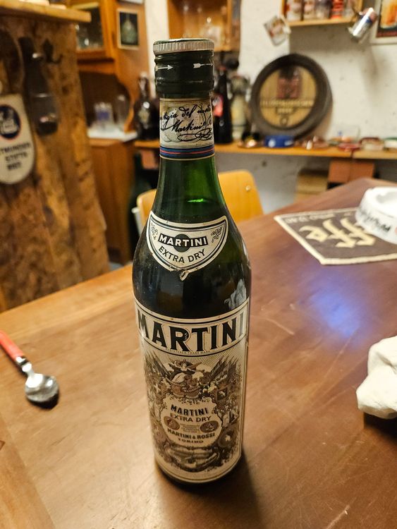 Ancienne carafe publicitaire - Martini - Label Emmaüs