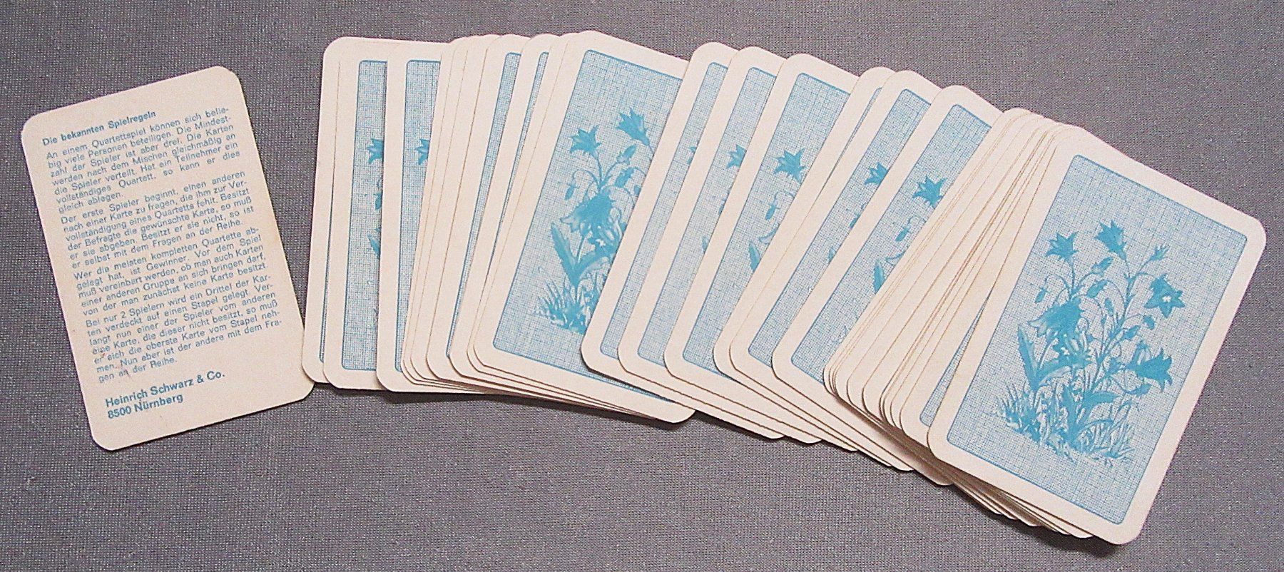 Giochi: Quartett  - Die schönsten Blumen - mit 32 Karten – Usato da Auenstein venduto da Padabimbim 1