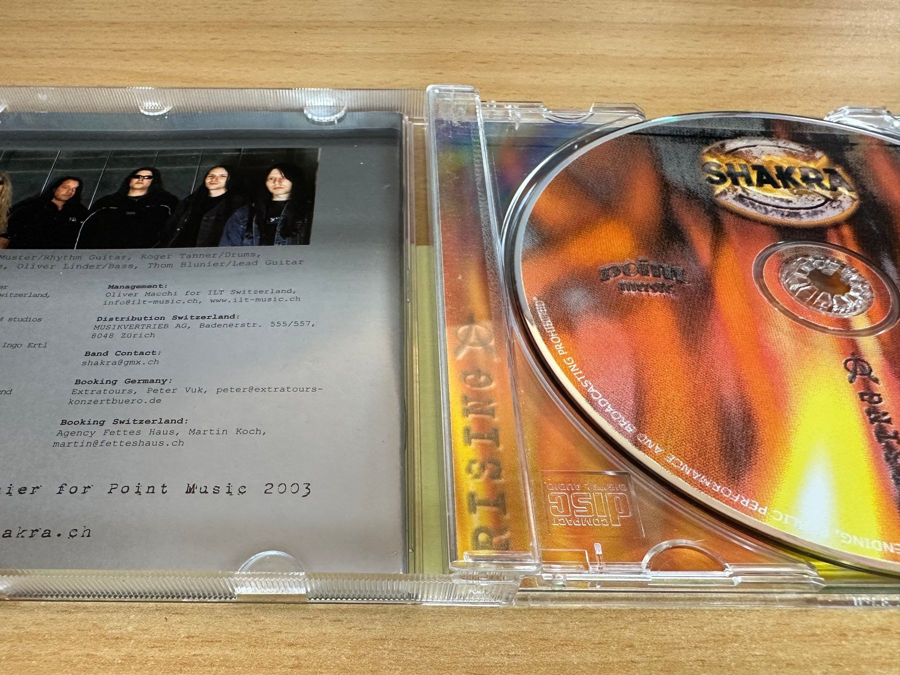 CDs: Shakra – Rising – Gebraucht aus Rikon im Tösstal von Alpenmutz 2