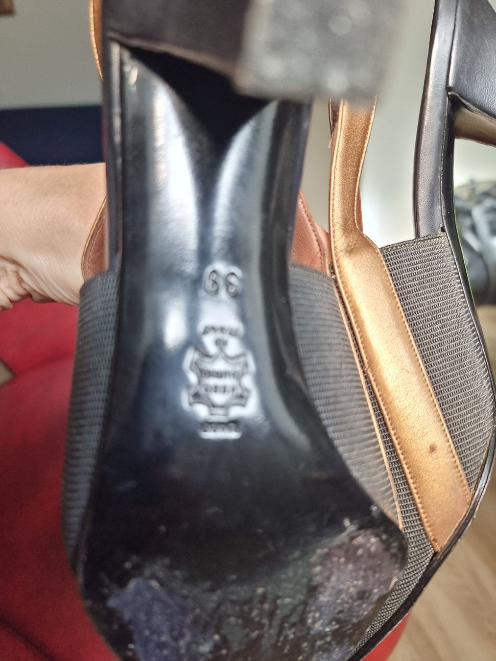 Damenschuhe: Sling Pumps Luc Berjen Paris Gr 39 – Gebraucht aus Interlaken von NataliiaS 6